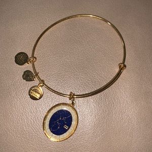 Alex and Ani gold Aquarius bracelet
